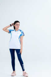 Training Aqua Tee-White